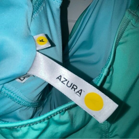 Azura Ruched Halter One Piece Swimsuit - Picture 5 of 7